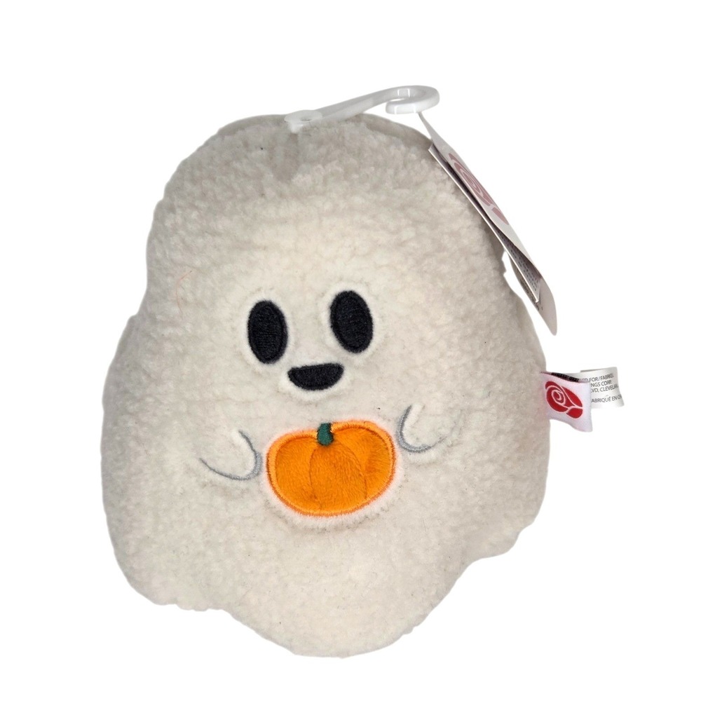 American Greetings Ghost Plush Sherpa Halloween Pumpkin Stuffed Toy Boo Basket